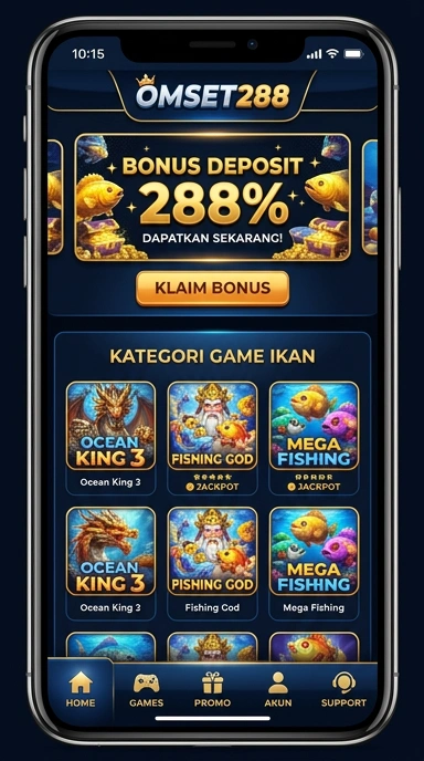 Screenshot fitur pencarian aplikasi di omset288.